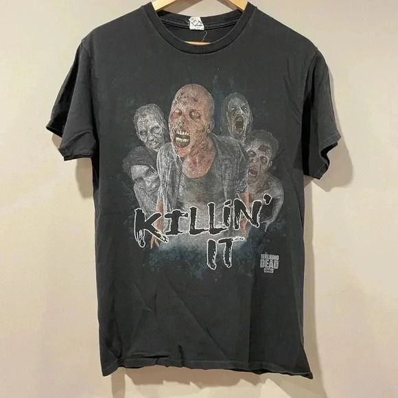 Walking  Dead Zombie T-Shirt - Picture 1 of 6